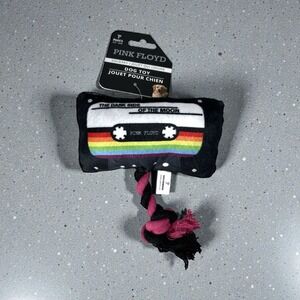 Pink‎ Floyd Dark Side Of The Moon Cassette Squeaky Dog Toy (5 in wide) NEW